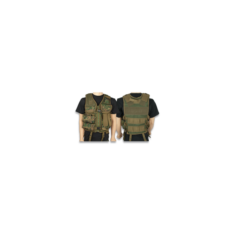 CHALECO TACTICO CAMO 600D PVC CHALECO TACTICO CAMO 600D PVC