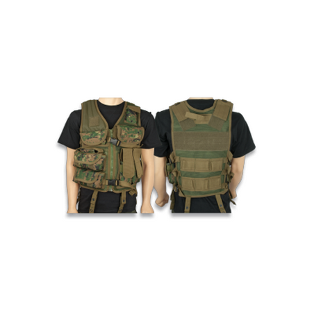 CHALECO TACTICO CAMO 600D PVC