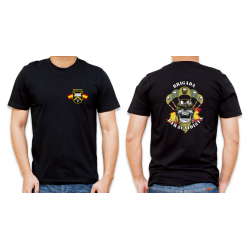 CAMISETA NEGRA BÁSICA BRIPAC BRIGADA PARACAIDISTA