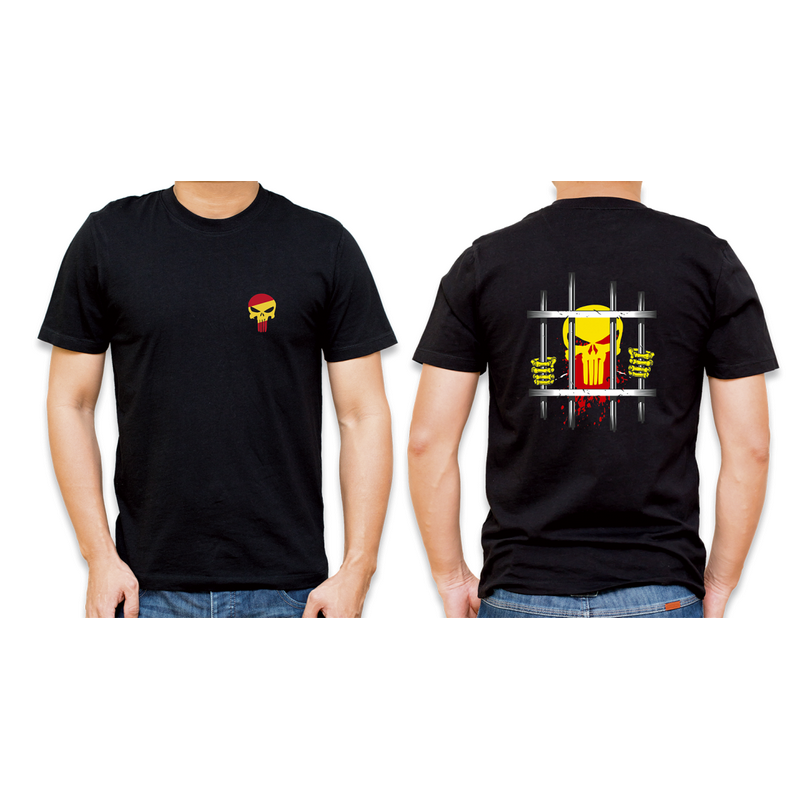 CAMISETA NEGRA BÁSICA CALAVERA