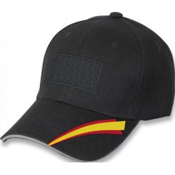 GORRA BARBARIC NEGRA CON VELCRO