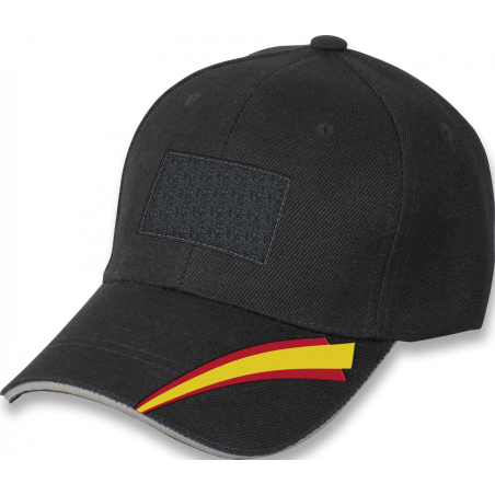 GORRA BARBARIC NEGRA CON VELCRO