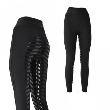 MALLAS EQUITACION HH NOA ADHESION PLUS MUJER NEGRA