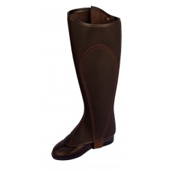 POLAINA CUERO ENGRASADO CON BROCHE