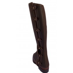 POLAINA CUERO ENGRASADO CON BROCHE
