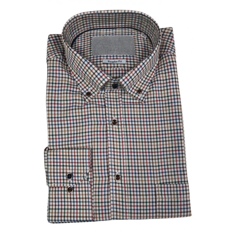 CAMISA CABALLERO CUADROS