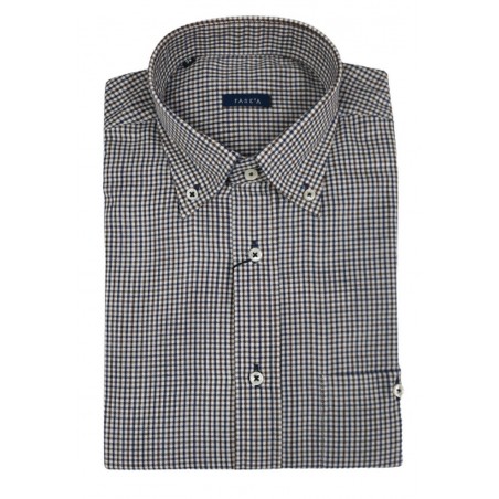 CAMISA CABALLERO FRANELA CUADROS