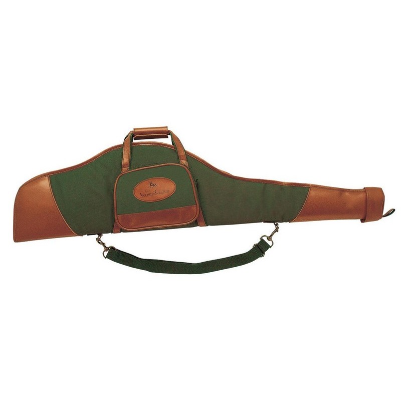FUNDA RIFLE CON VISOR 125 CM VERNEY CARRON VERDE Y MARRON