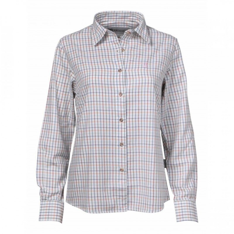 CAMISA SEÑORA DE CUADROS PERCUSSION