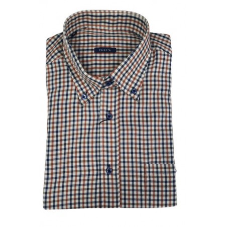 CAMISA CABALLERO FRANELA CUADROS