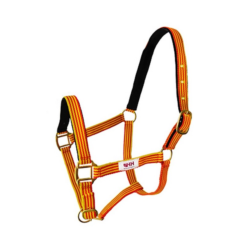 CABEZADA CUADRA PARA PONY HH NYLON DOBLE SIN MOSQUETON