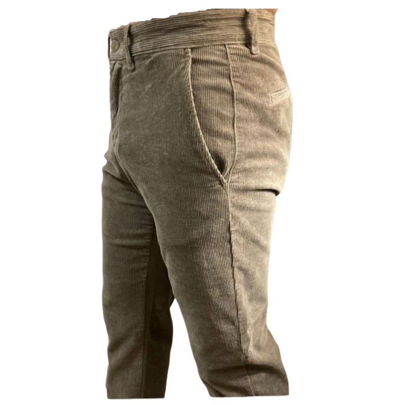 PANTALÓN PANA CABALLERO MODELO NAIROBI TOSTADO