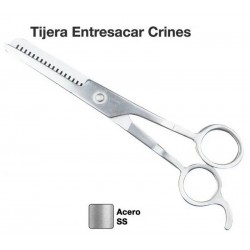 TIJERA ENTRESACAR CRINES INOX