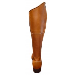 BOTA 1850 CREMALLERA EXTERIOR TERNERA NATURAL