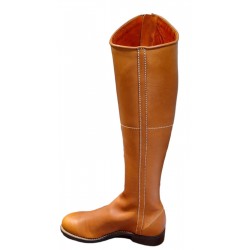 BOTA 1850 CREMALLERA EXTERIOR TERNERA NATURAL
