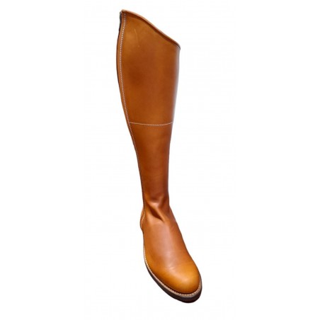 BOTA 1850 CREMALLERA EXTERIOR TERNERA NATURAL
