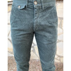 PANTALON PANA CABALLERO MODELO NAIROBI VERDE OSCURO
