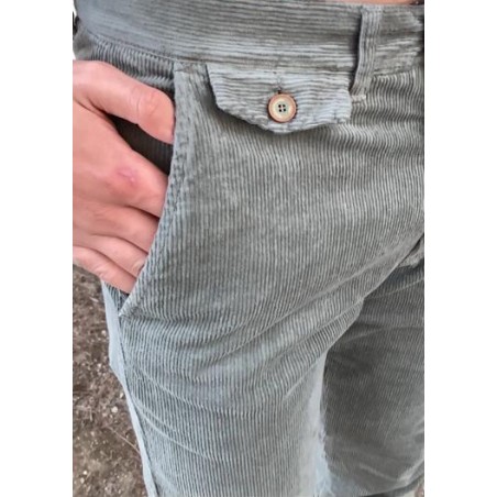 PANTALÓN PANA CABALLERO MODELO NAIROBI VERDE CLARO