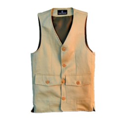 CHALECO CABALLERO CORTE CLÁSICO 2 BOLSILLOS