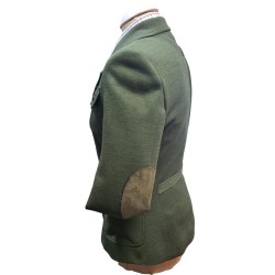 CHAQUETA SEÑORA PUNTO VERDE ENTALLADA