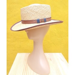 SOMBRERO RAFIA ZIG ZAG