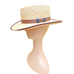 SOMBRERO RAFIA ZIG ZAG