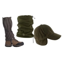CONJUNTO BRAGA CUELLO + POLAINAS + GORRA