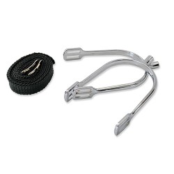 ESPUELA INGLESA NIÑO RECTA CROMADA SIN RULETA 18MM