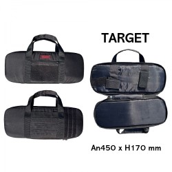 FUNDA ARMA CORTA ACOLCHADA TARGET NEGRO