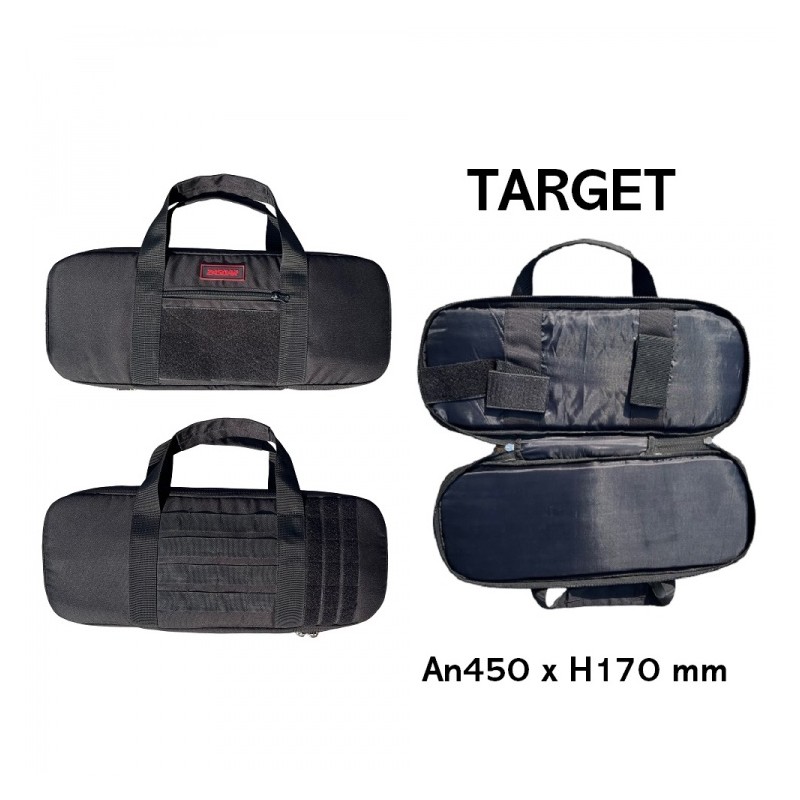 FUNDA ARMA CORTA ACOLCHADA TARGET NEGRO