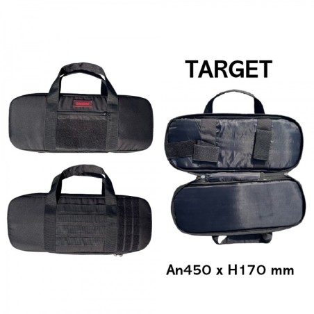FUNDA ARMA CORTA ACOLCHADA TARGET NEGRO