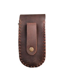 FUNDA NAVAJA EN CUERO