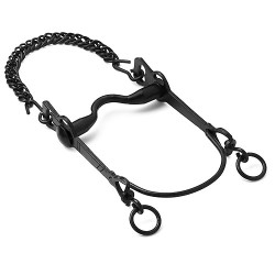 BOCADO VAQUERO BARRA CURVA ASA CALDERA MEDIANA 12.5CM