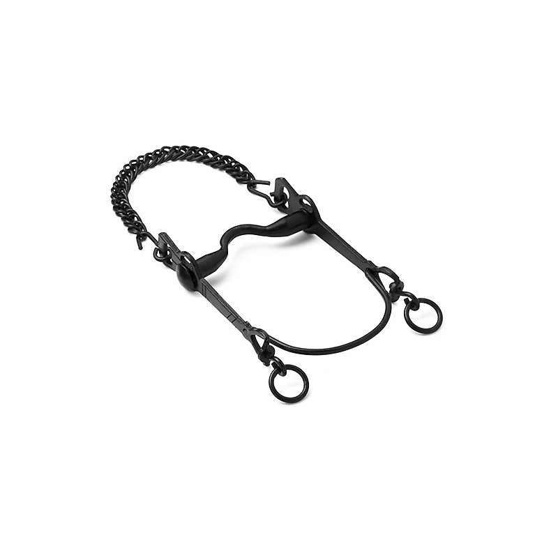 BOCADO VAQUERO BARRA CURVA ASA CALDERA MEDIANA 12.5CM