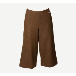 FALDA PANTALÓN SEÑORA TWEED MARRÓN