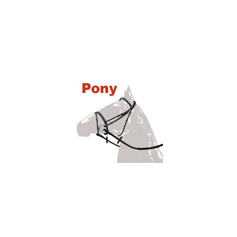 Cabezada Montar Combinada Ss Pony Marron