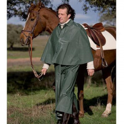 CAPOTE PARA MONTAR IMPERMEABLE VERDE 
