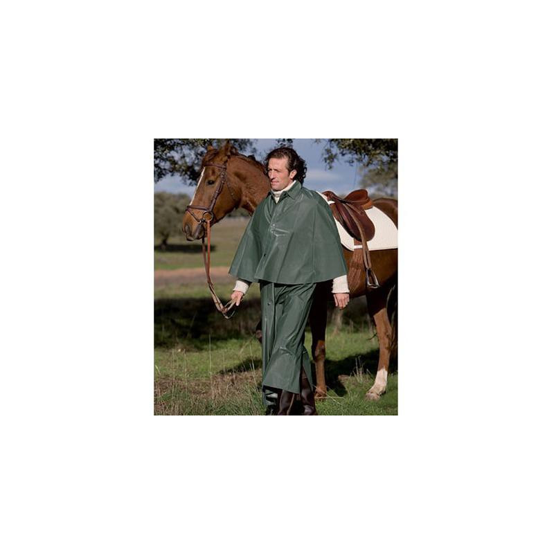 CAPOTE PARA MONTAR IMPERMEABLE VERDE 