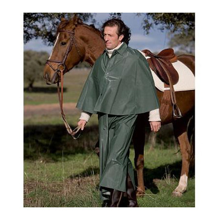 CAPOTE PARA MONTAR IMPERMEABLE VERDE 