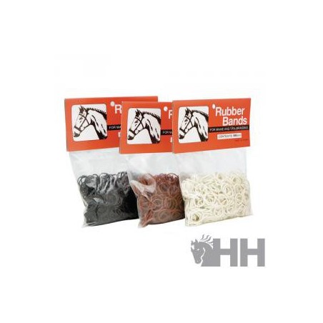 GOMAS PARA CRINES (BOLSA 500 UNIDADES)