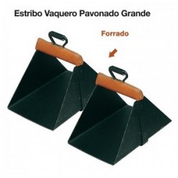 ESTRIBO VAQUERO PAVONADO 