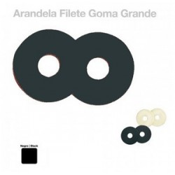 ARANDELA FILETE GOMA GRANDE PAR NEGRAS 