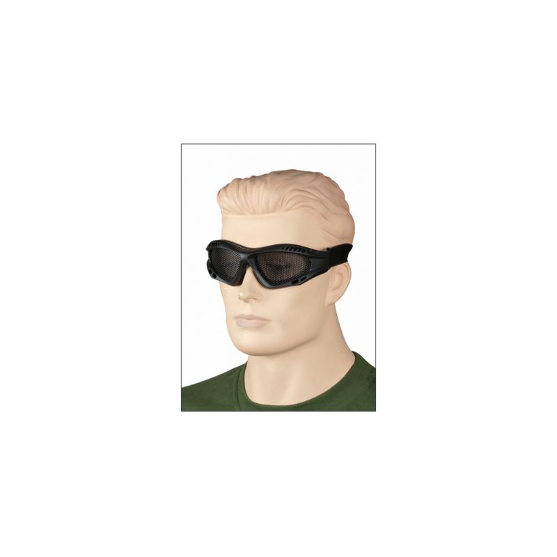 GAFAS DE REJILLA  NEGRAS. AJUSTABLES 
